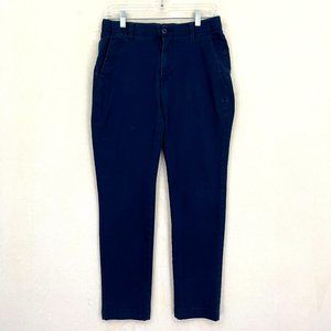 Under Armour Men's Golf Chino Performance Athletic Pants Navy Blue Size 30x30 UA